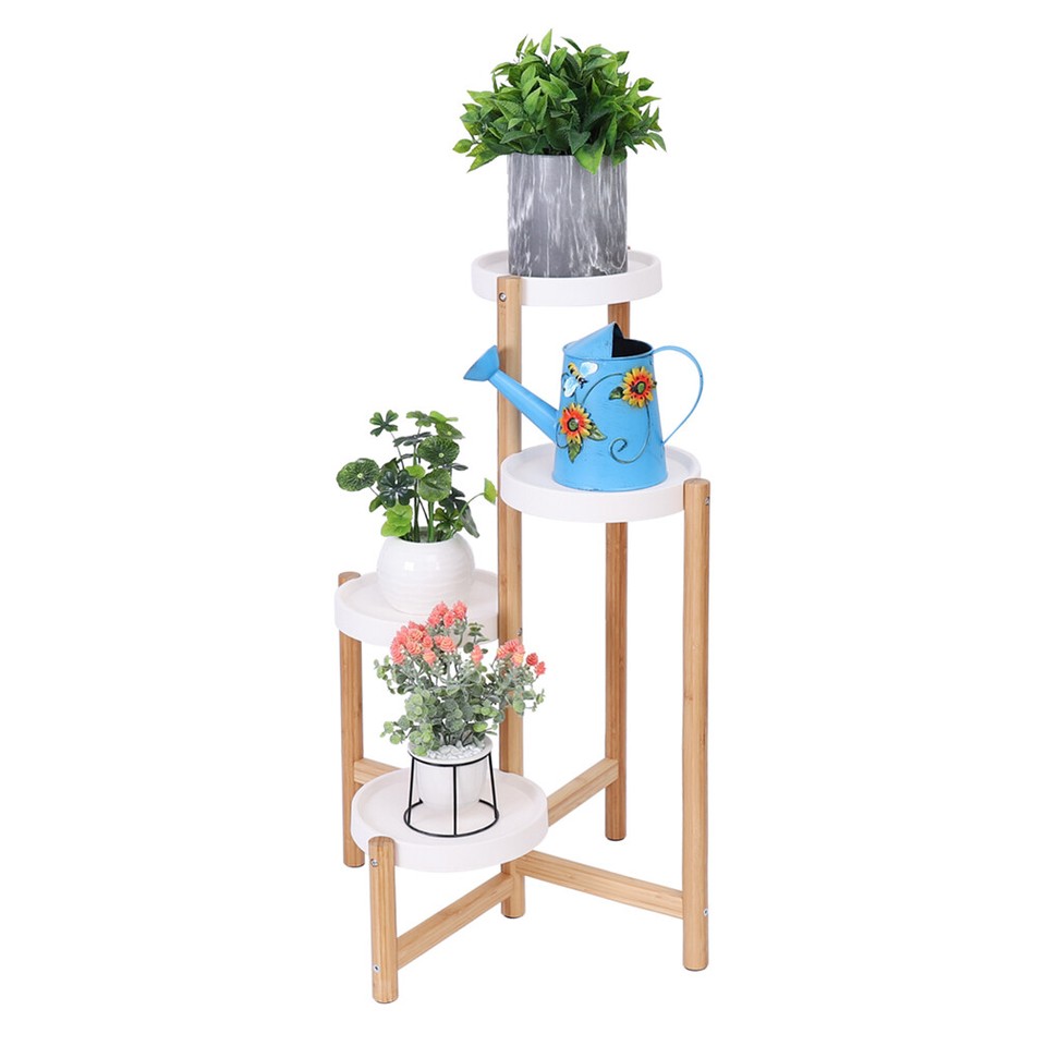 4-Tier Plant Stand Corner Flower Pot Holder — image 2