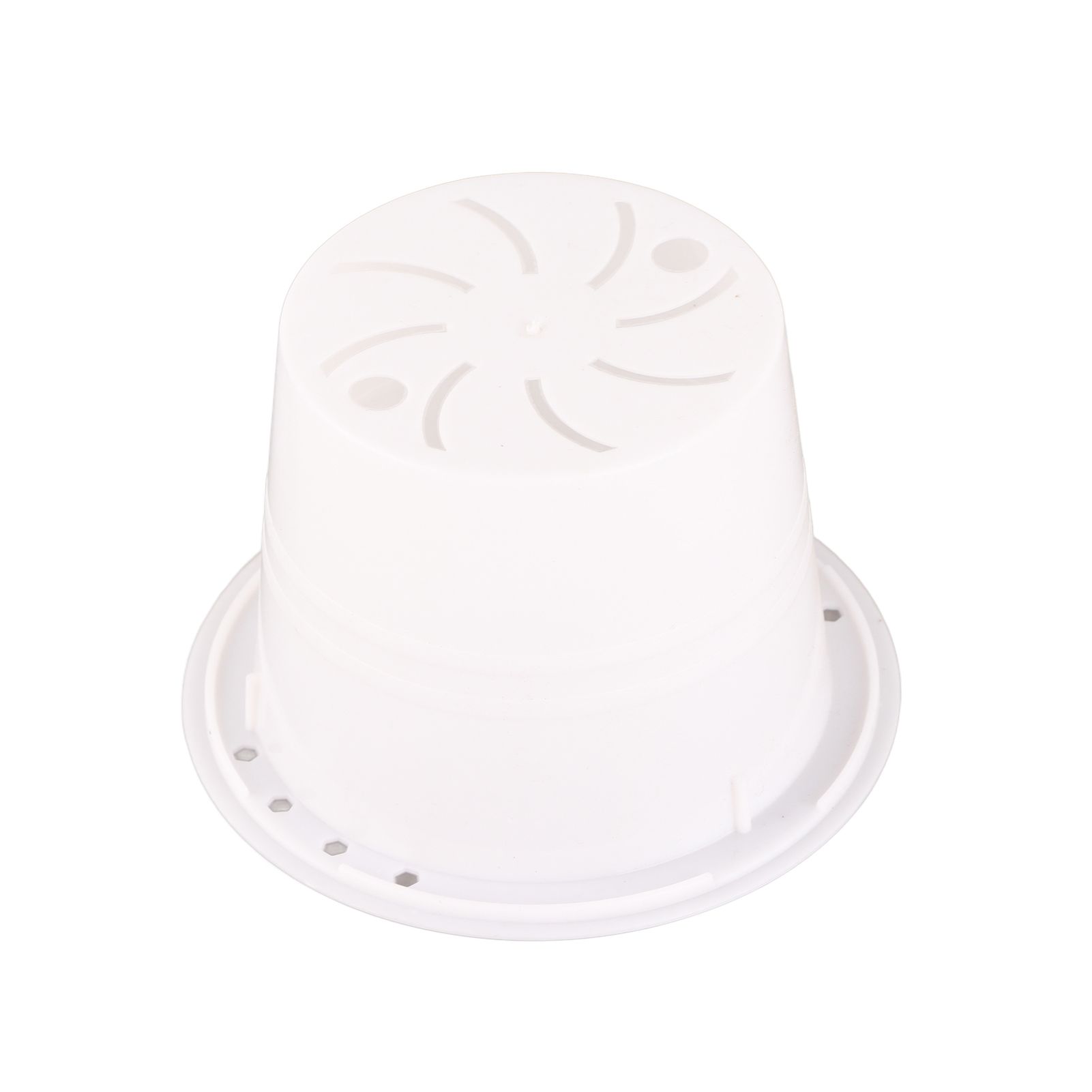 Automatic Water Absorbing Transparent Pot Creative Round Office Desktop Green Plant Hydroponic Plastic Flower Pots โ image 4