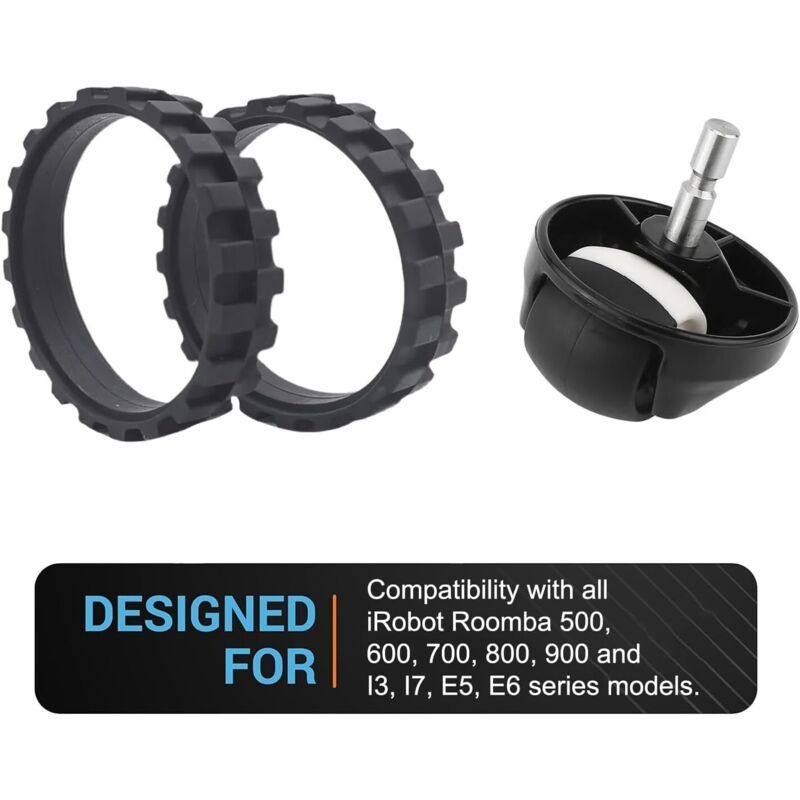 Set of Tires of Roue a Billes of Spare Compatible with the Series IRobot Roomba 500 — image 3