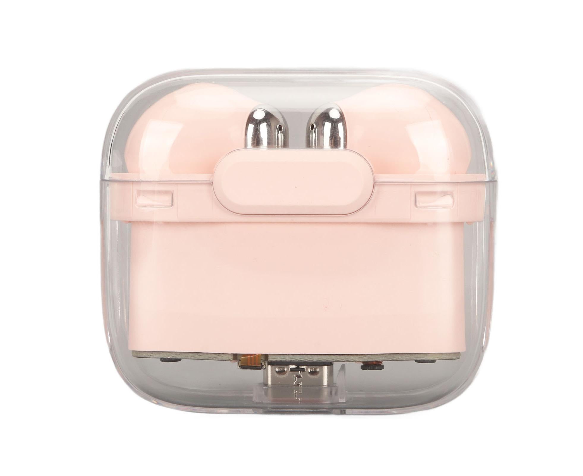 BT5.3 Translation Headset 144 Languages Instant Voice Language Translator Earphone for Business Travel Learning Pink — image 2