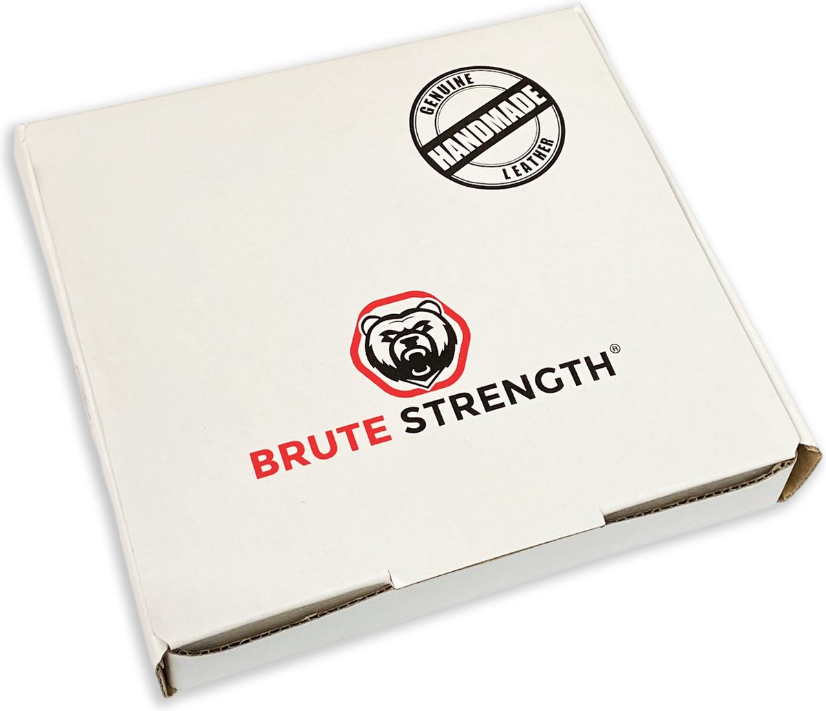 Brute Strength - Multifunctional Hook with Leather Loop - Cognac - 4 pieces - Coat Hook - Camping Hook - Leather - Hanging Hooks - Towel Hooks — image 3