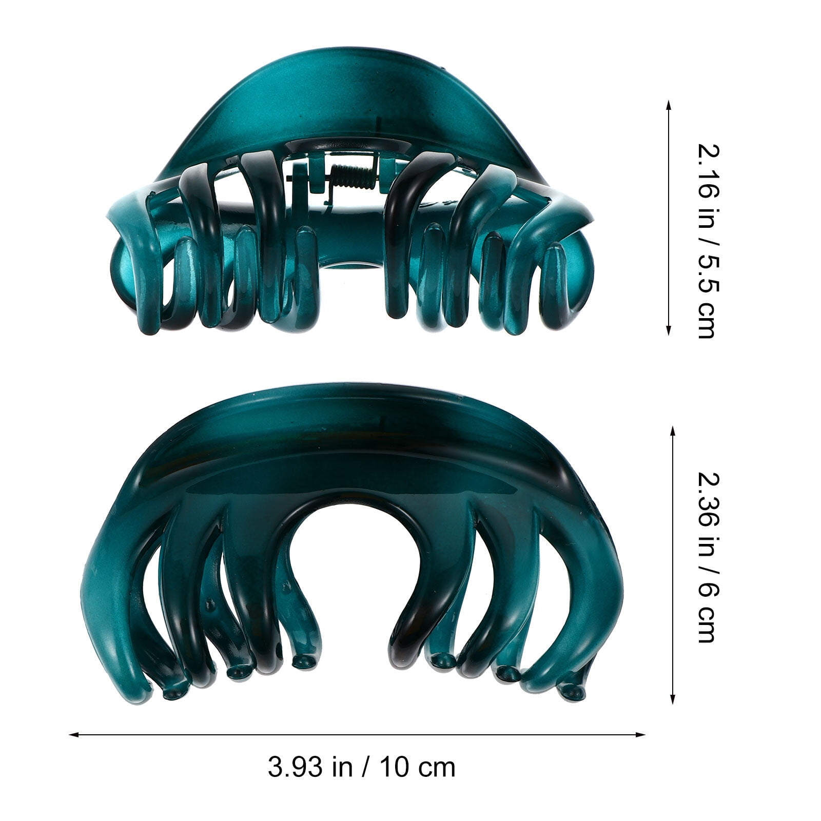 2-Pack Acrylic Hair Clips for Thick Hair, Daily Styling Accessories for Women — image 2