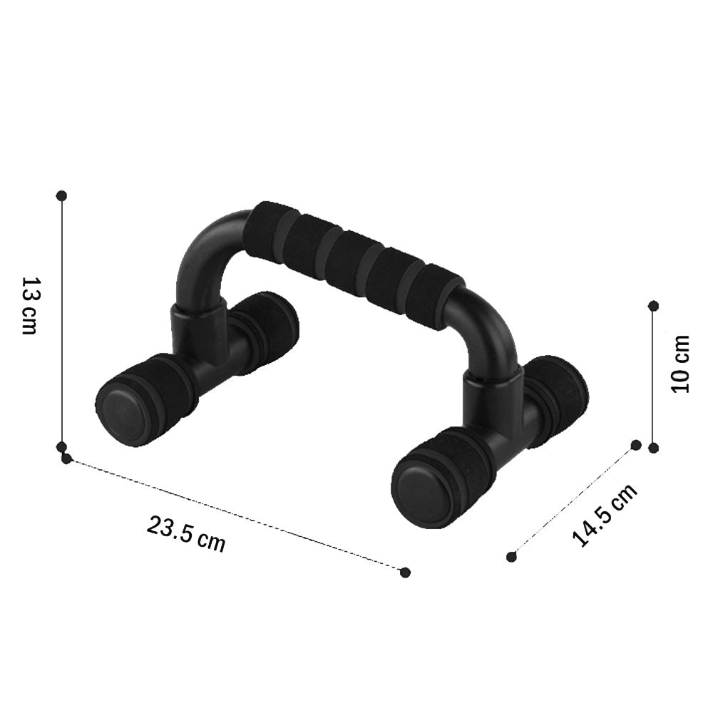 Push Up Bar handle Push-up Stand Grip For Home Fitness Exercise Workout - black โ image 5