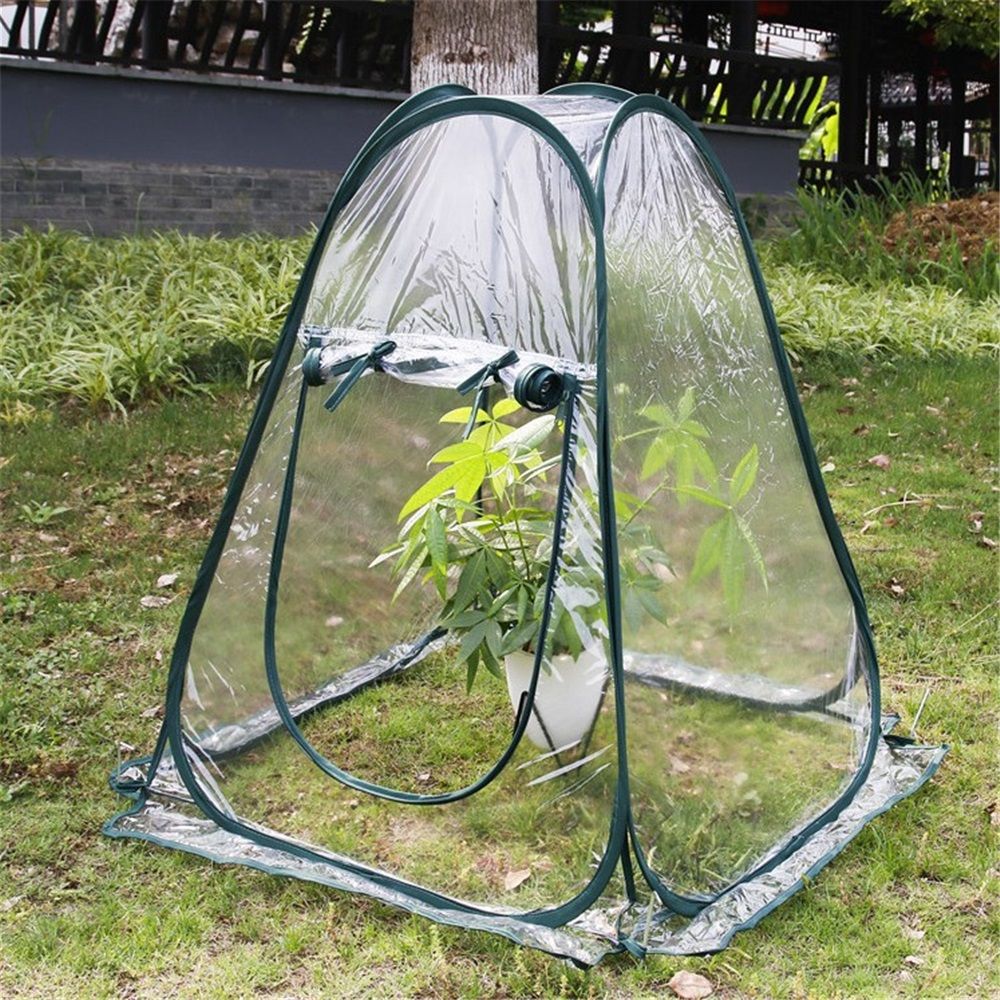 Pop Up Greenhouse Cover Flower House Mini Gardening Plant Flower Sunshine Room Room,Backyard PVC Greenhouse Cover for Cold Frost Protector Gardening — image 4