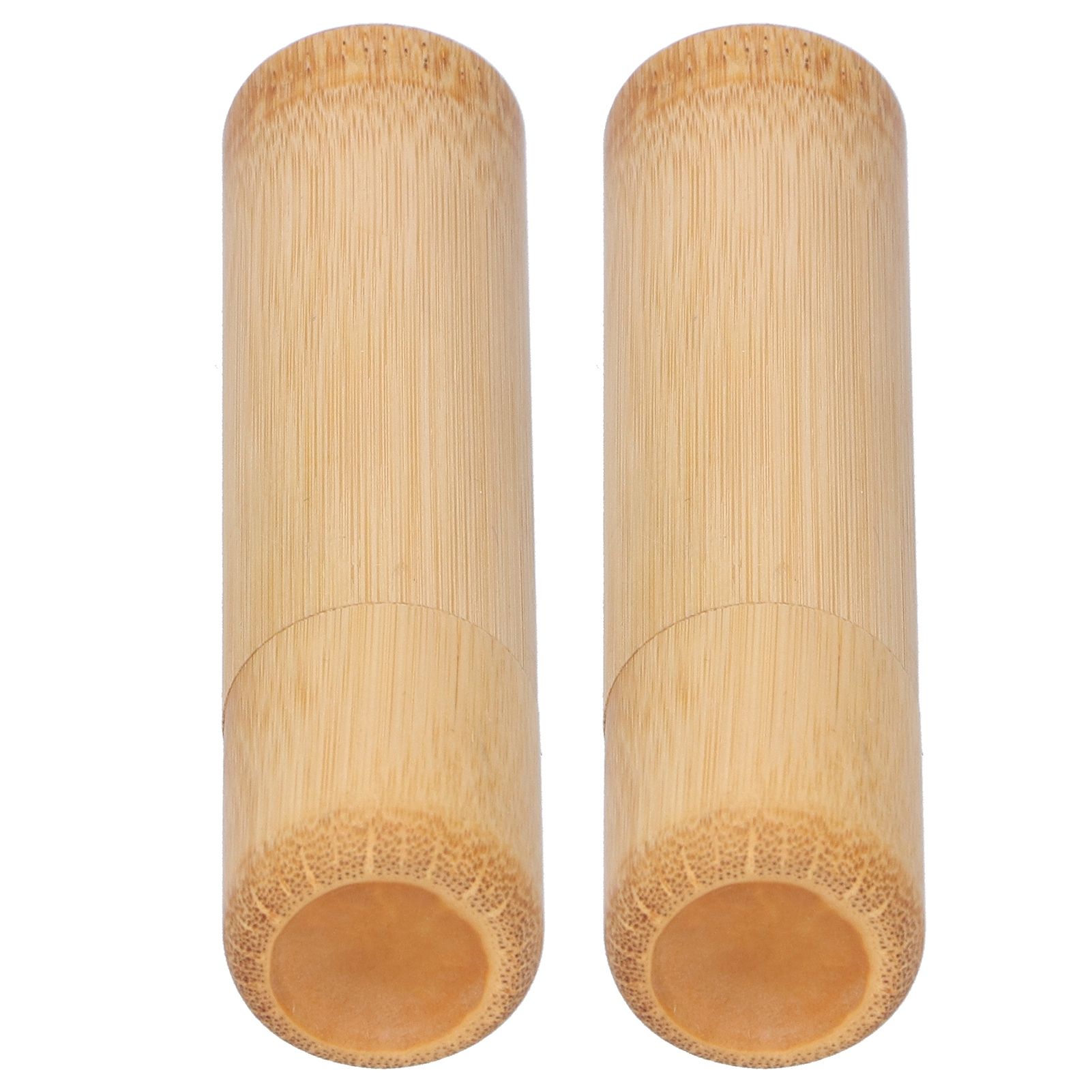 2Pcs EcoFriendly Bamboo Tube Portable Tea Storage Cylinder Mini Round Spices Storage Jar โ image 5