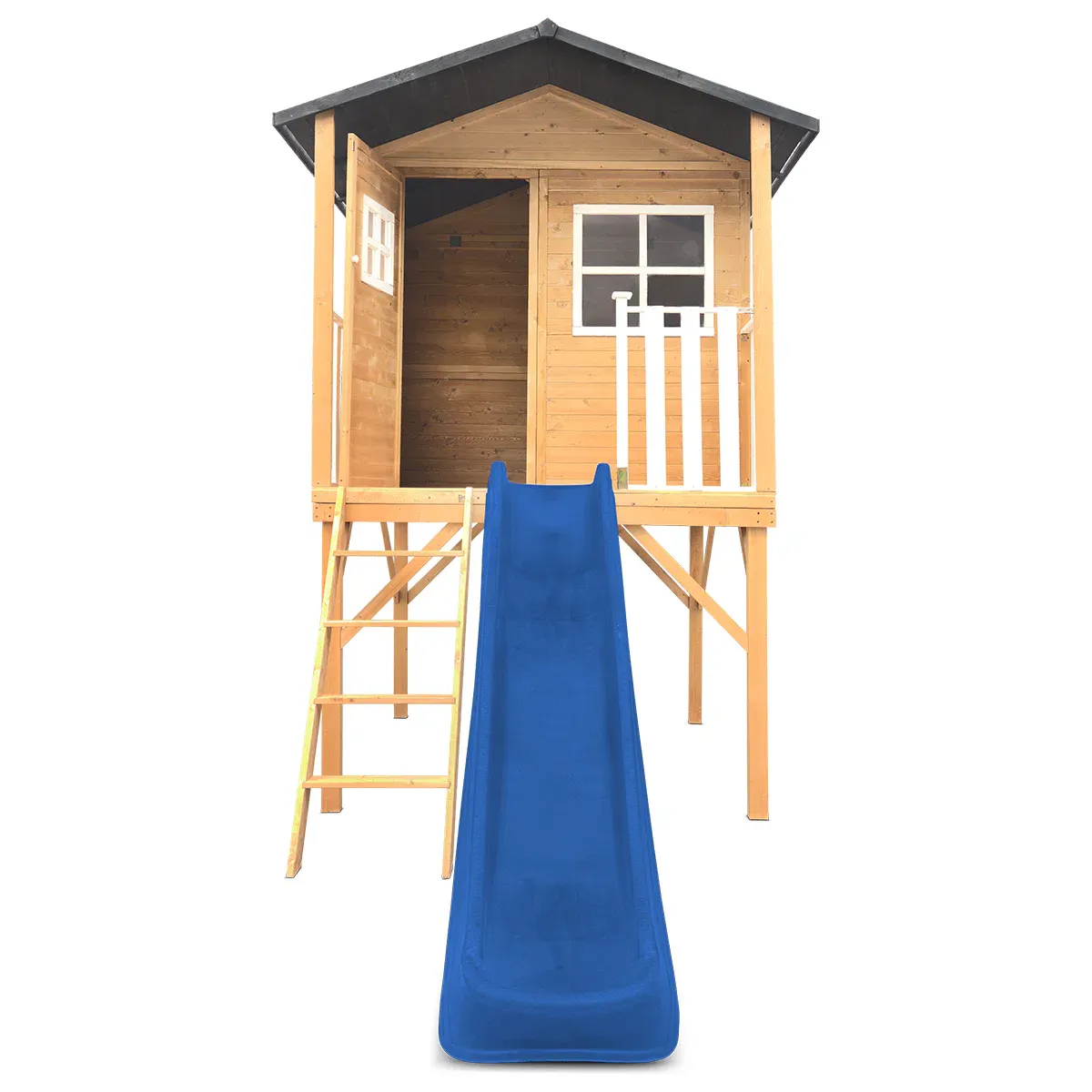 Lifespan Kids Burleigh Cubby House with 2.2m Slide (Blue) โ image 5