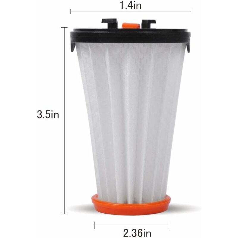Pack Of 3 Replacement Filters For Aeg/Electrolux Rapido And Ergorapido Vacuum Cleaners Replaces Aeg Aef 144 / — image 2