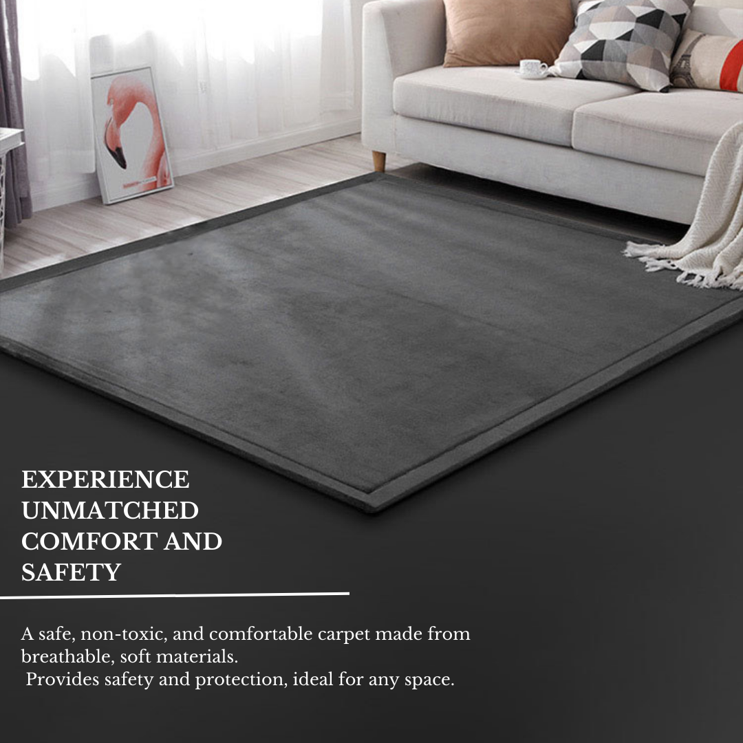 Soft Touch Ultra Plush Memory Foam Tatami Stone Grey Mat - 200 X 300 CM β image 3