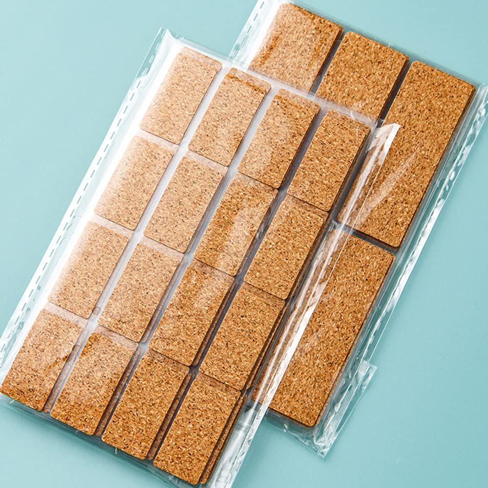 12 Sheets Rectangle Self Adhesive Blank Labels Sticker Cork Removable Label Stickers Price Tags Name Tags Sticker, 2 Style โ image 5