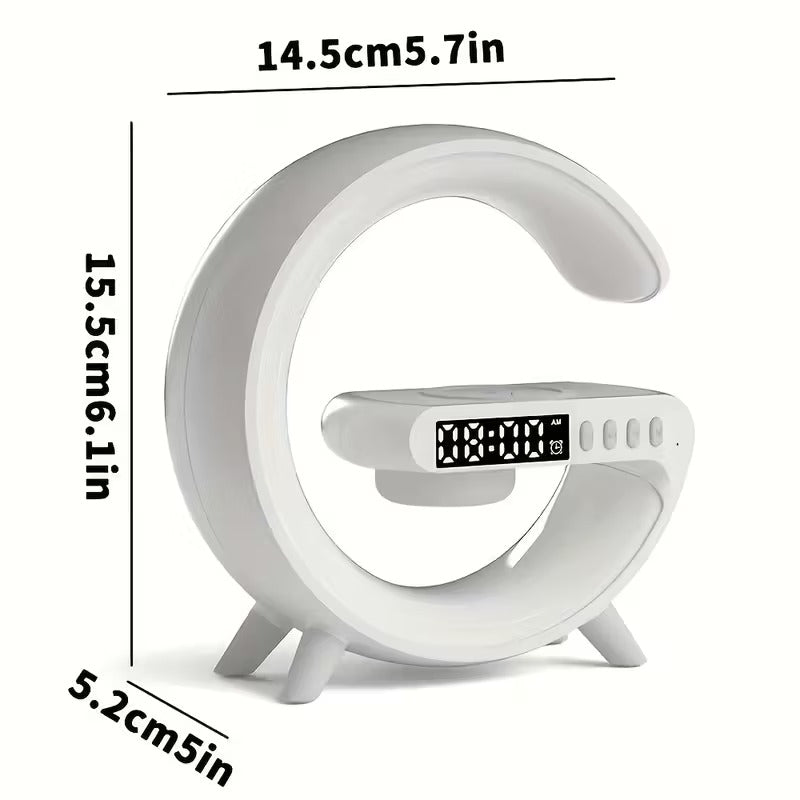 Wireless Bluetooth Speaker with RGB Light & Alarm — image 2