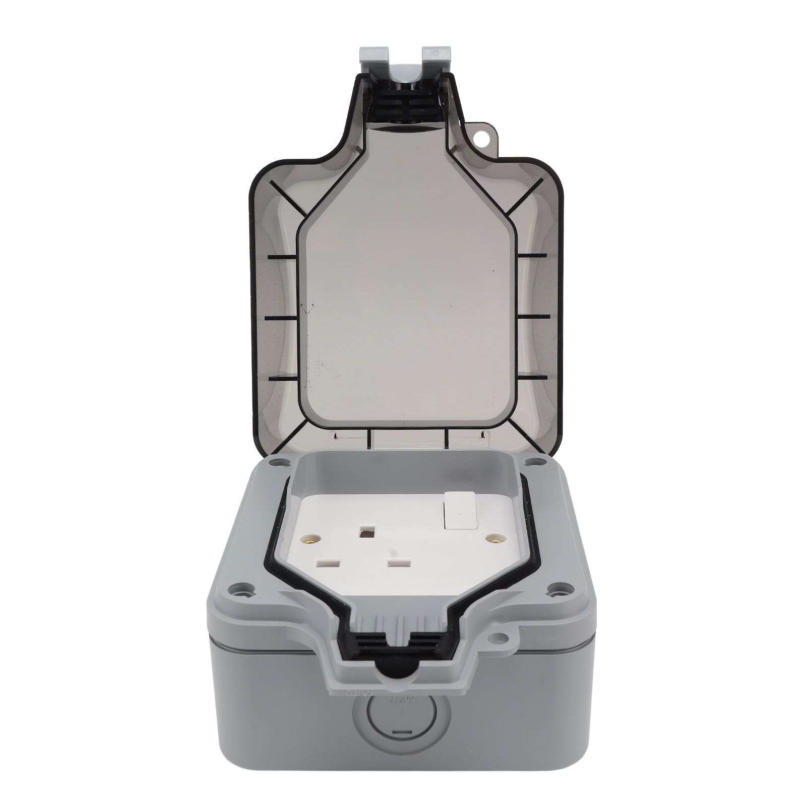 IP66 Outdoor Waterproof Switch Socket Box Surface Mounted Splashproof Dustproof Charging UK Socket 250V โ image 4