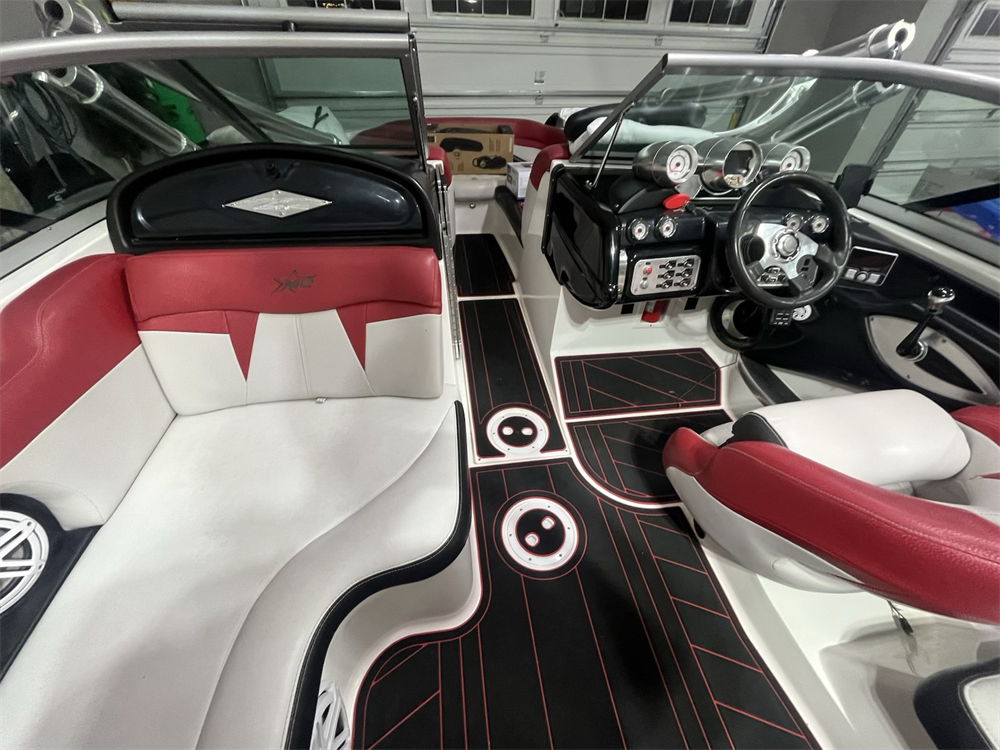 2004-2011 Mastercraft X Star Cockpit Pad Boat EVA Foam Faux Teak Deck Floor Mat SeaDek MarineMat Gatorstep Style Self Adhesive — image 3