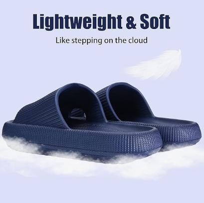 Cloud Slippers for Women and Men, Pillow House Slippers Shower Shoes Indoor Slides Bathroom Sandals, Ultimate Comfort, Lightweight, Thick Sole, Non-Slip, Easy โ image 5