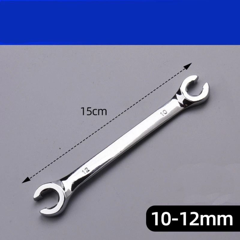 5Pcs Flare Nut Wrench Set Offset End Spanner Metric 6 8 9 10 11 12 13 14 15 17MM — image 4