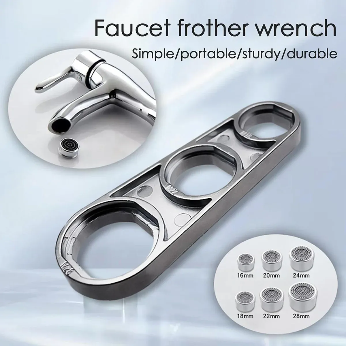 6 in 1 Tap Aerator Remover Wrench Installation Kit for Kitchen Sink Bathroom โ image 4