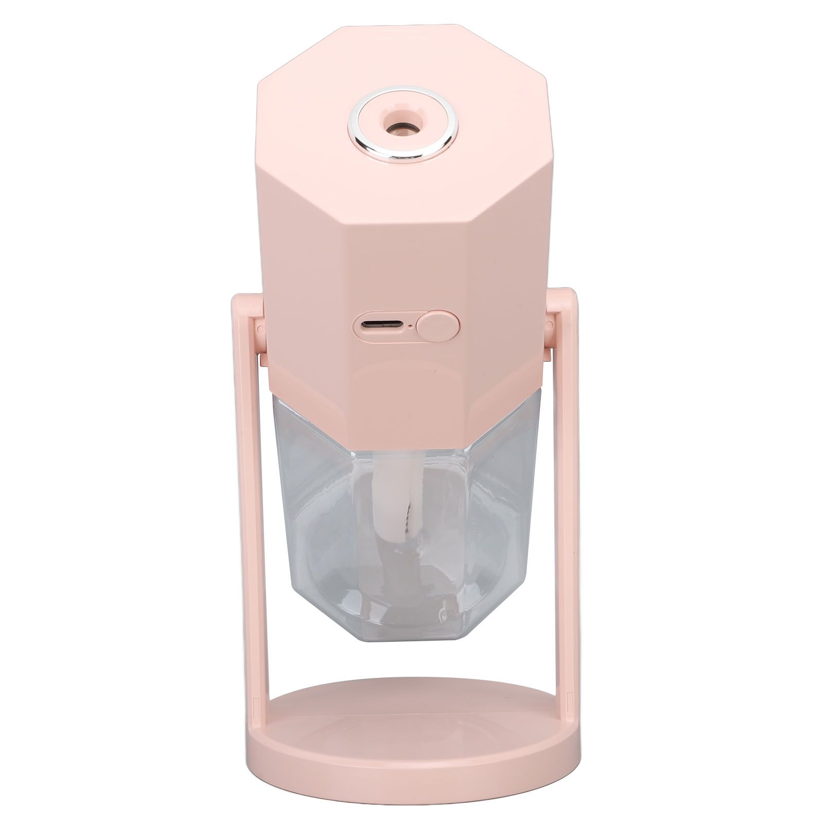 USB Desktop Humidifier Multifunctional Quiet Colorful Ambient Light Portable Small Humidifier for Car Home Bedroom Office Pink โ image 5