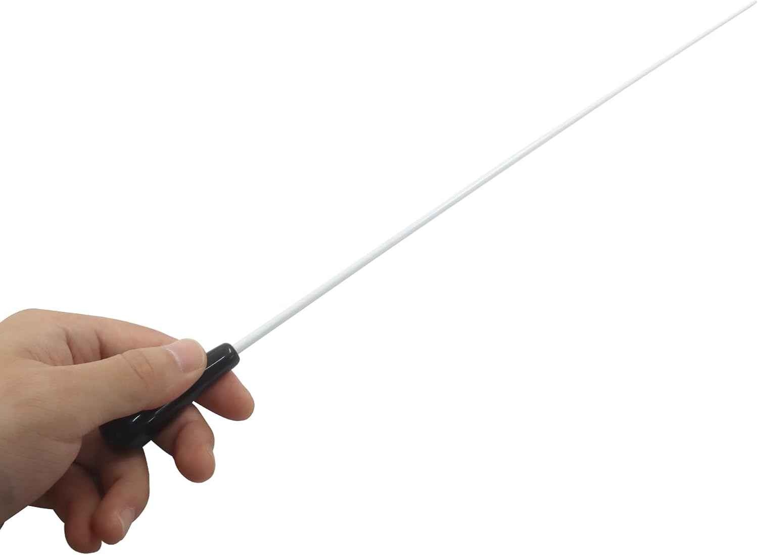 Music Conducting Baton, Imitation Agate Handle Baton Lightweight Conductor Baton with Tube Case for Concert(Black Handle, 1 Pack) — image 5