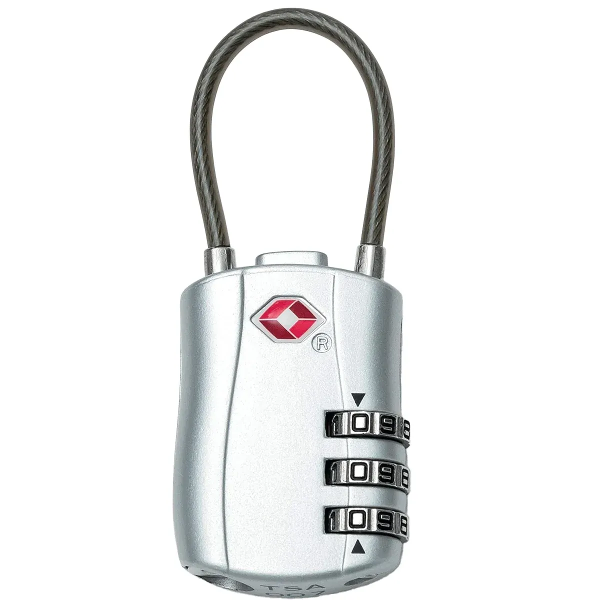 Zinc Alloy Combination Lock Anti-Theft For Luggage Cabinet Drawer Suitcase - Silver