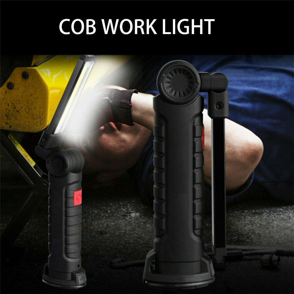 Portable COB LED Work Light Car Garage Mechanic USB Rechargeable Torch Lamp AU — image 5