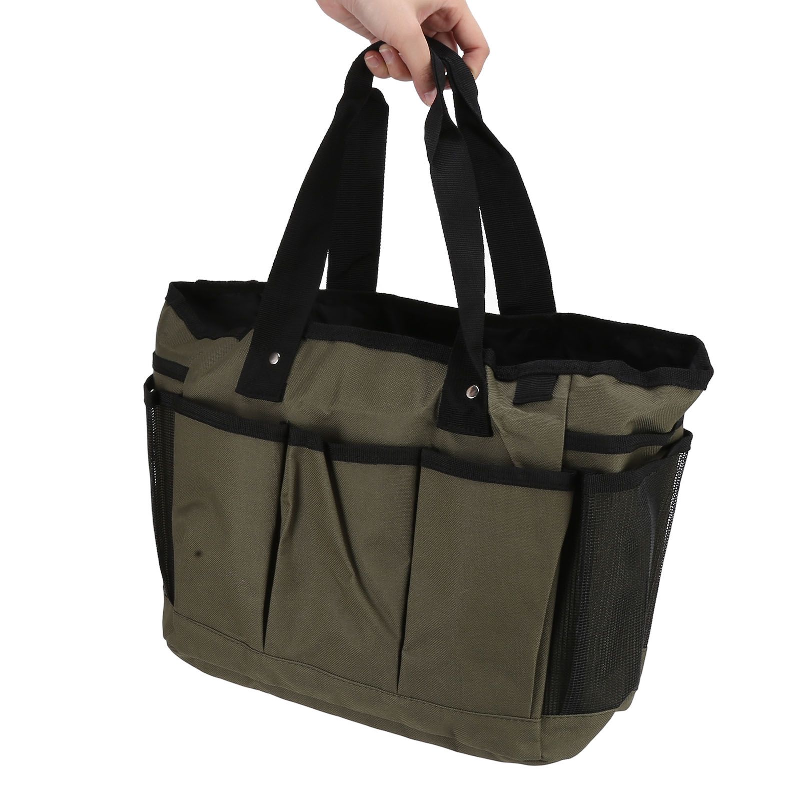 Outdoor Tote Bag Portable Garden Pruning Tool Storage Bag for Keeping Storing Gardening ToolMilitary Green — image 3