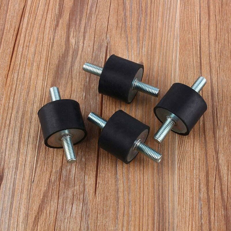 Rubber Mounts M8X23 Anti-Vibration Isolator Isolation Shock Absorber Absorption Bracket With Threaded Bolt Silent Block — image 4