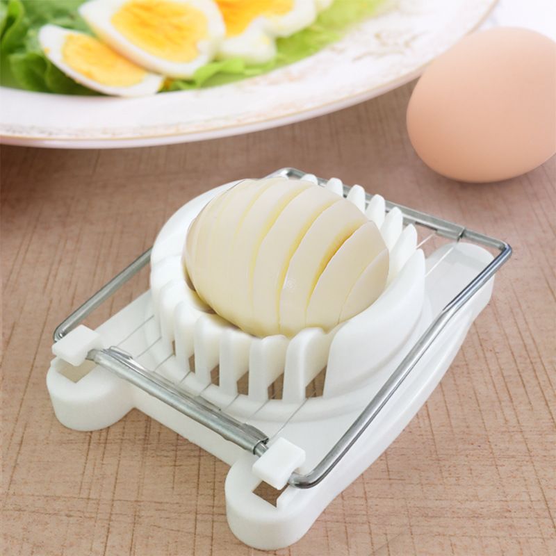 Egg slicer heavy-duty aluminum stainless steel wire egg knife portable kitchen tool multi-purpose wire egg knife — image 4