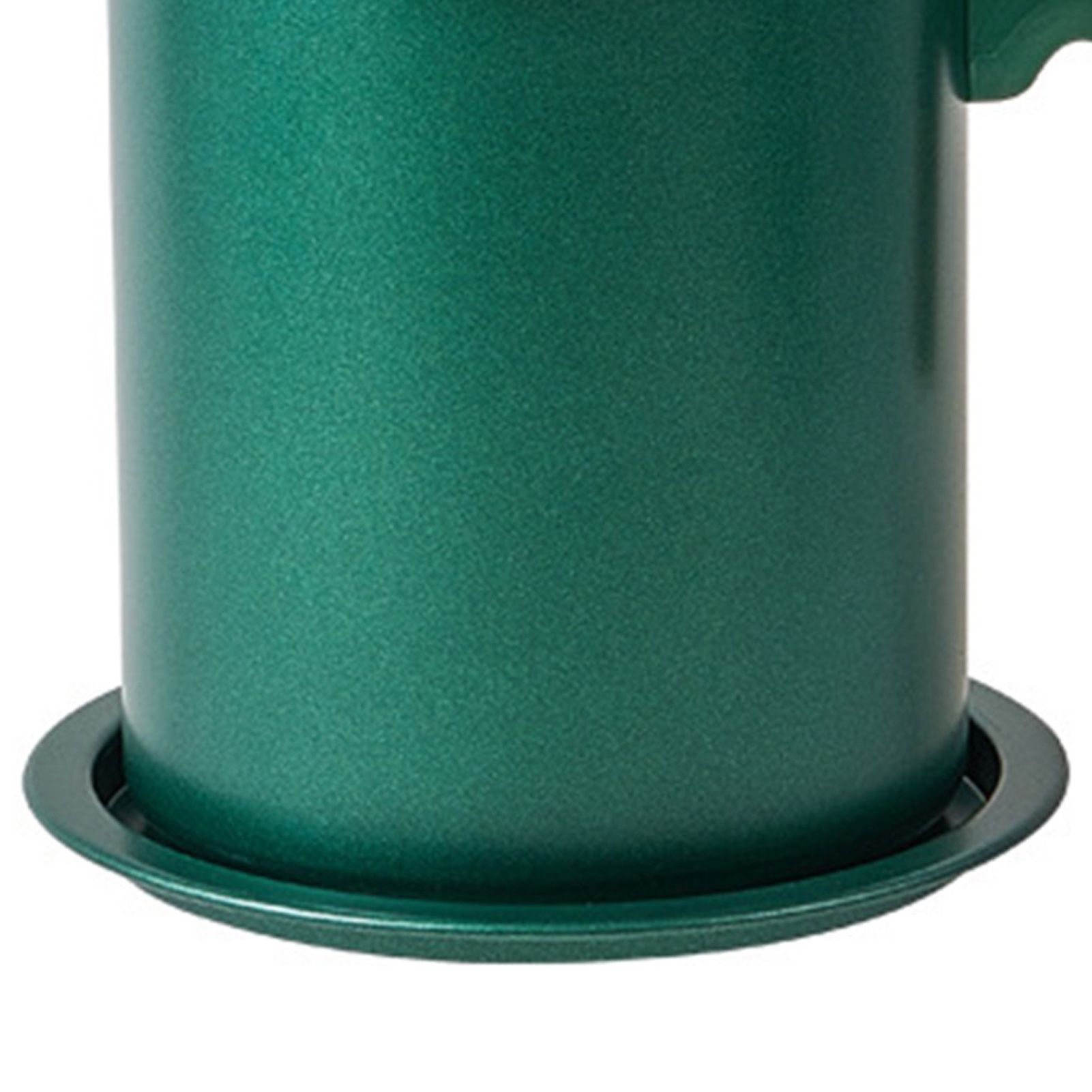 Oil Strainer Pot 1.4L Wood Grain Easy Operation No Rust Oil Storage Supplies Filter for Home Canteen Dark Green — image 4