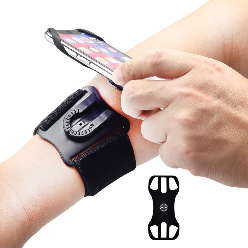 Universal Outdoor Sports Phone Holder Armband Wrist Case Rotary Gym Running Phone Bag Arm Band Case โ image 2
