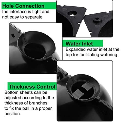 20 PCS Air Layering Propagation Kit with Zip Ties, Reusable Grafting Ball, Clear Air Layering Pods, Rooting Ball for Fast Propagation (Small) — image 4
