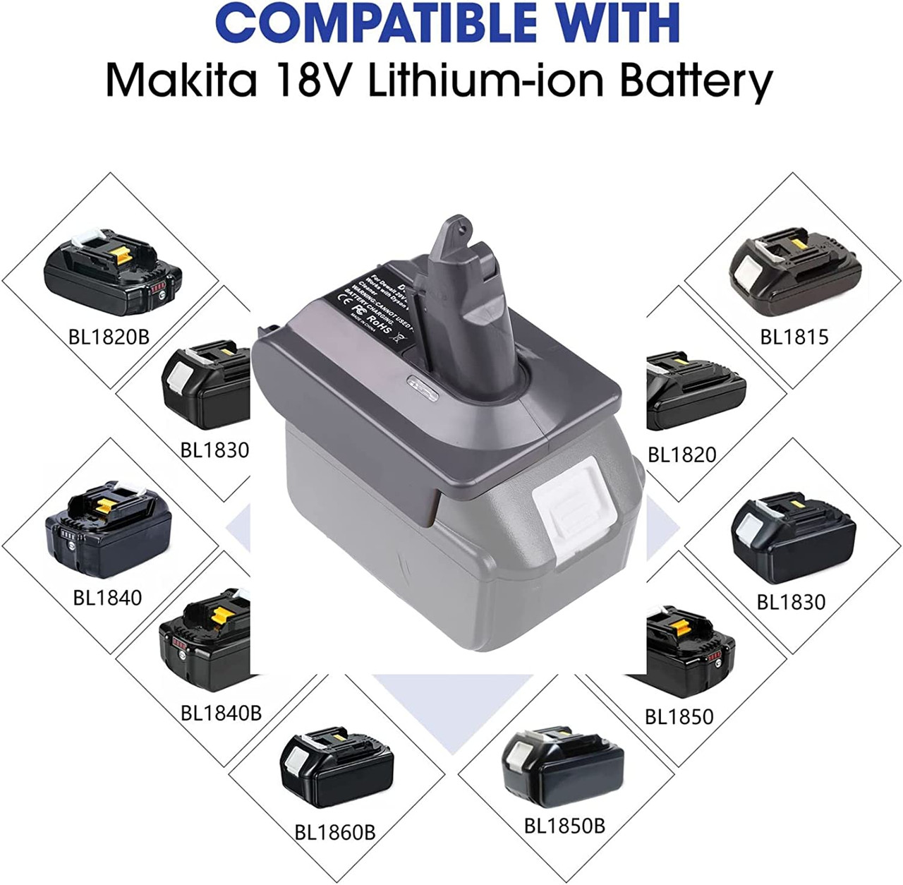 Makita 18V To Dyson V6, DC58 & DC59 Battery Converter / Adapter โ image 2