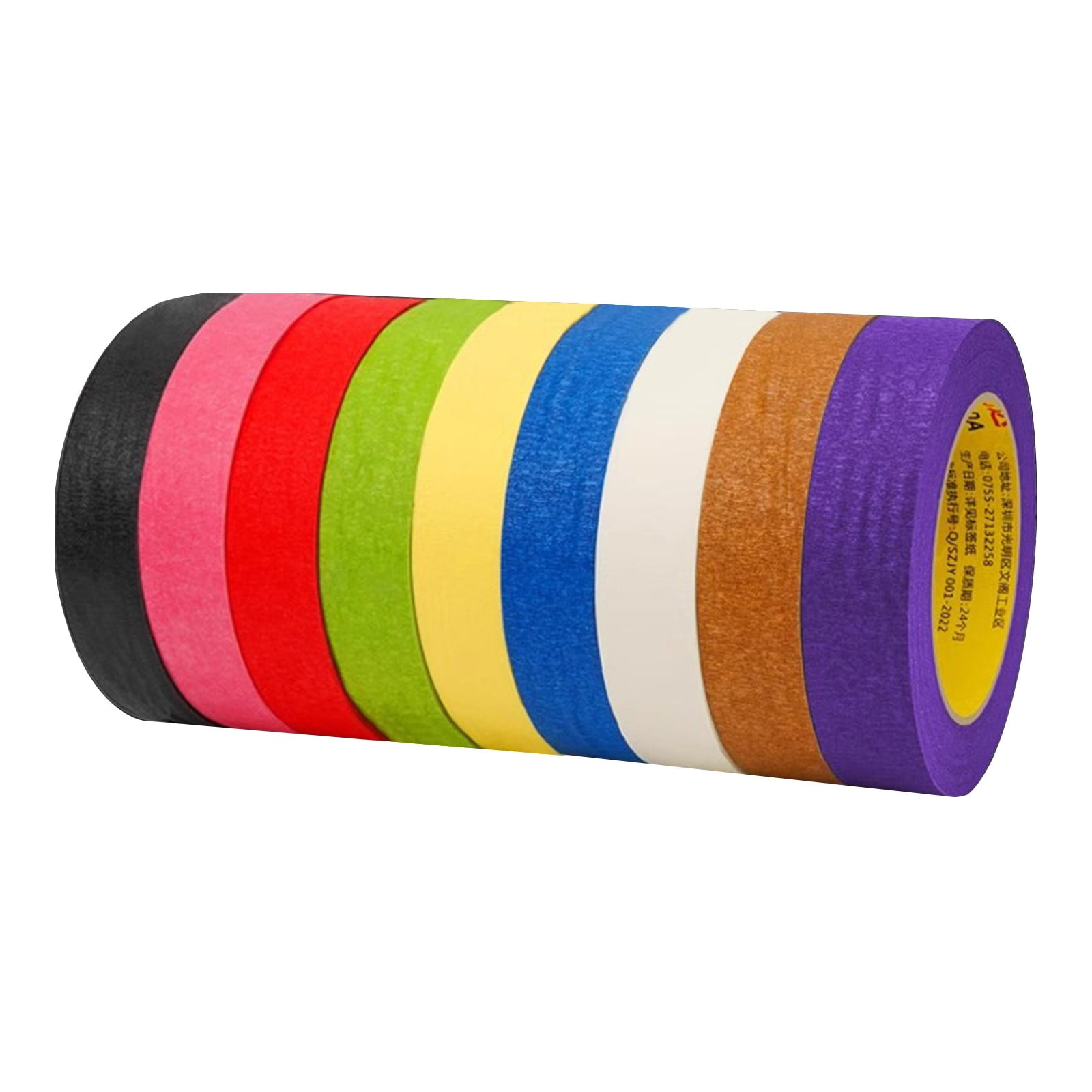 9Pc Colored Masking Tape Roll Multicolor Colorful Craft Tape– Great for Arts & Crafts kī-ds Labeling and Color Coding Back to Schǒ-ǒl, 9 Rolls of Colored Tape