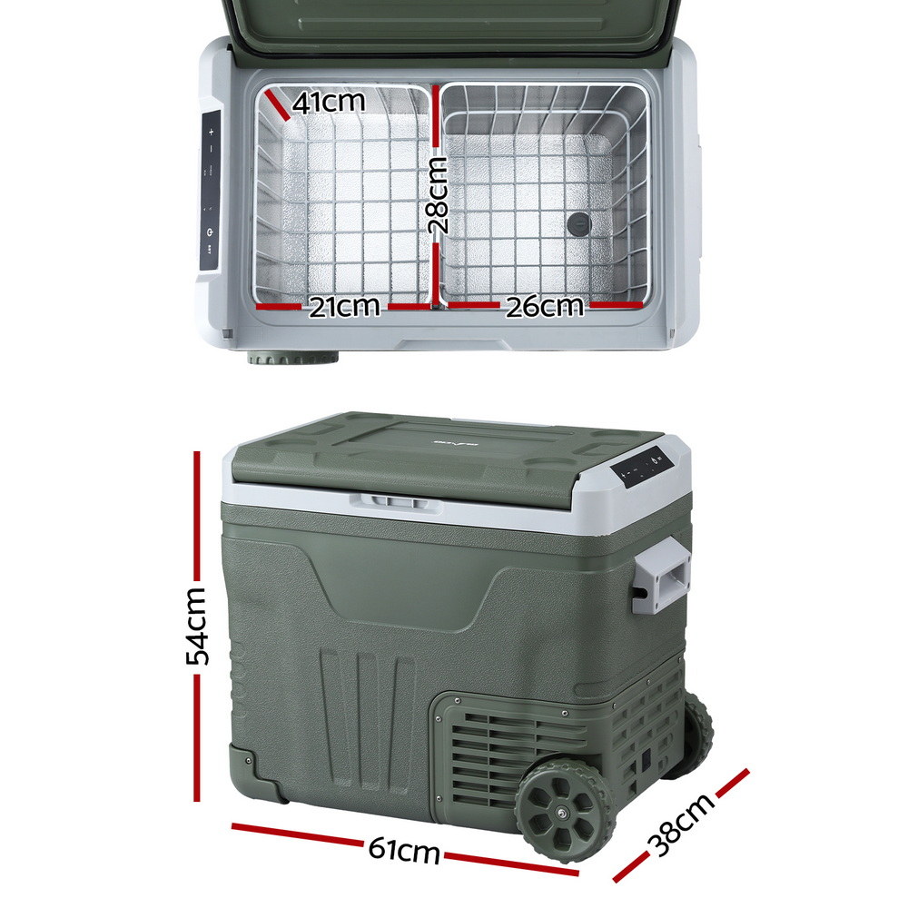 Glacio Portable Fridge 50L Camping Bar Fridges Freezer 12V/24V/240V โ image 2