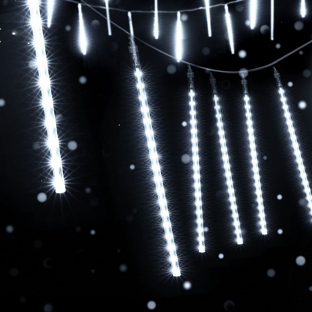 Jingle Jollys 7M Christmas Lights Shower Light 288 LED Icicle Falling Metor — image 6