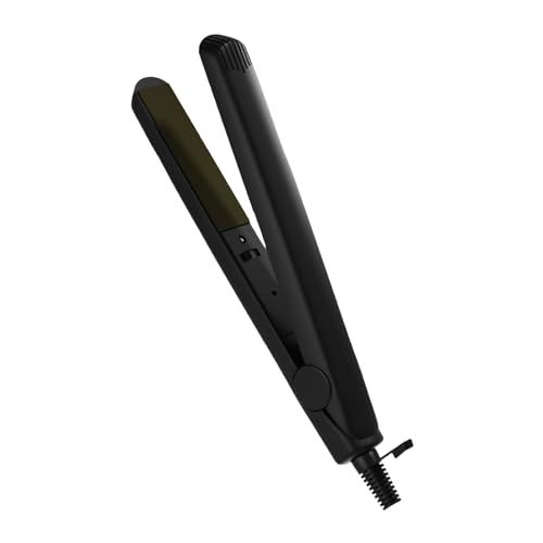 2 pcs Small Travel Straightener and Curling Iron, Ceramic Coated Fast Heating, for Short Hair Bangs, Wigs, Extensions, Wet and Dry — image 3