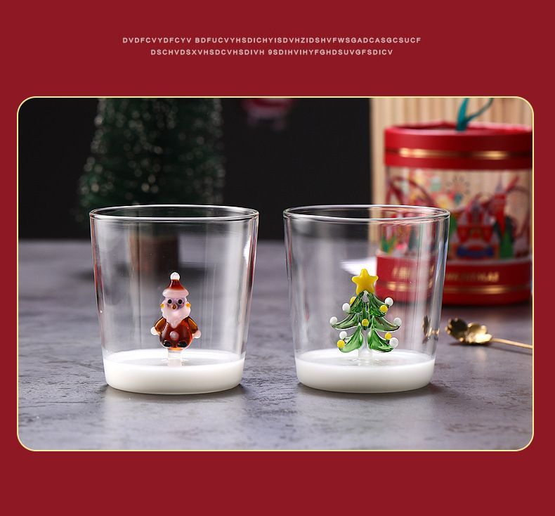 3D cartoon glass cups, high borosilicate glass, novelty drinkware, cold beverage glasses, cute glass tumblers, Australian home decor, gift ideas for juice — image 2