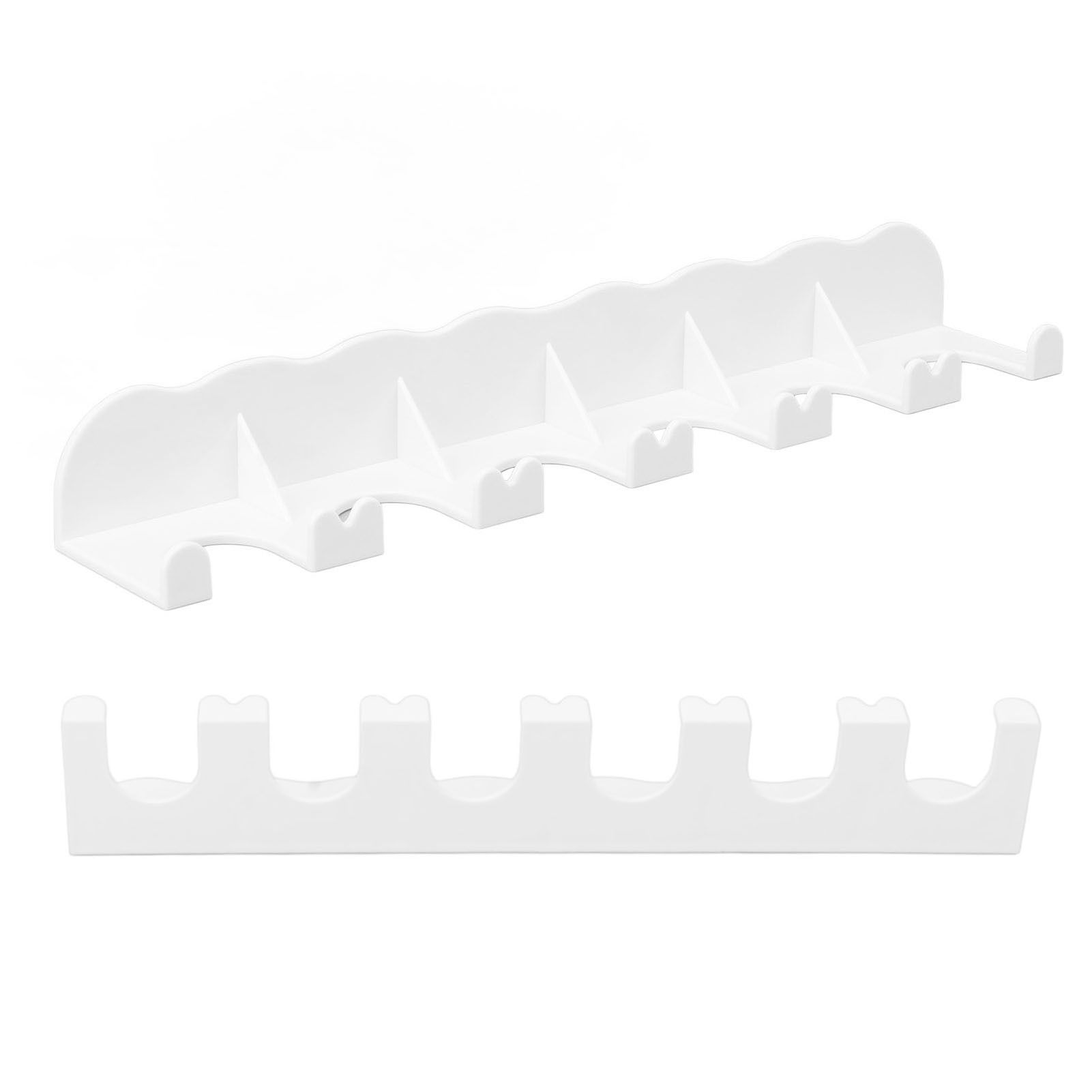 Food Pouch Hanger ABS 6 Holes Food Pouch Hanger Organizer for Round Helicopter Lid Type Yogurt Bottle — image 3