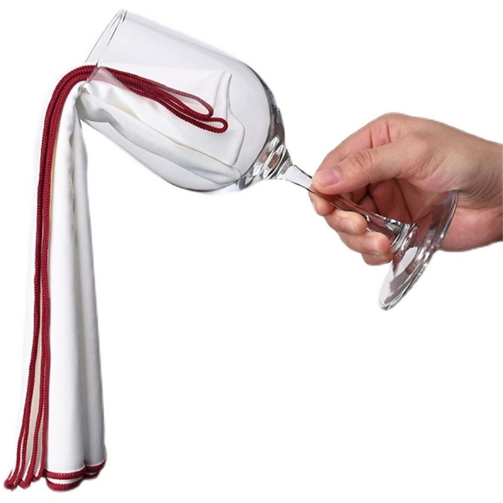 6 Pcs Wine Glass Polishing Cloths Large Microfiber Cleaning Cloths 25 x 20 Inch Lintless Towels for Drying Wine Glasses Cleaning Window Stemware Dishes โ image 4