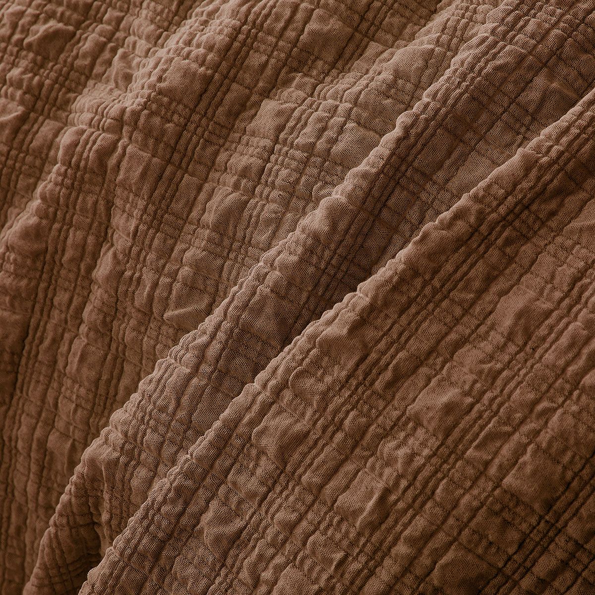 Accessorize Augusta Terracotta Crinkled Look Quilt Cover Set Queen โ image 4