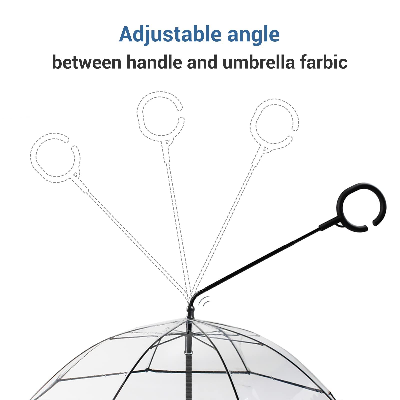 Umbrella for Small Dogs, Pet Umbrella for Dogs in Rainy Day with Adjustable Leash Walk your dog even in rainy days — image 4