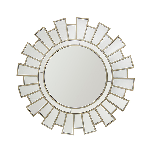 Wall Mirror MDF Silver Clear Image Lightweight MRR-02 — image 2