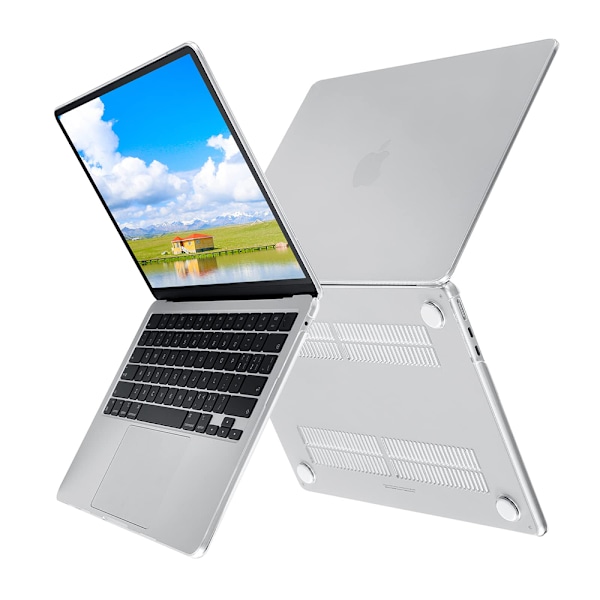 Case compatible with NEW MacBook Air 13.6 inch M2 A2681, 2022 release, ultra-thin smooth hard shell protective case, crystal clear — image 2