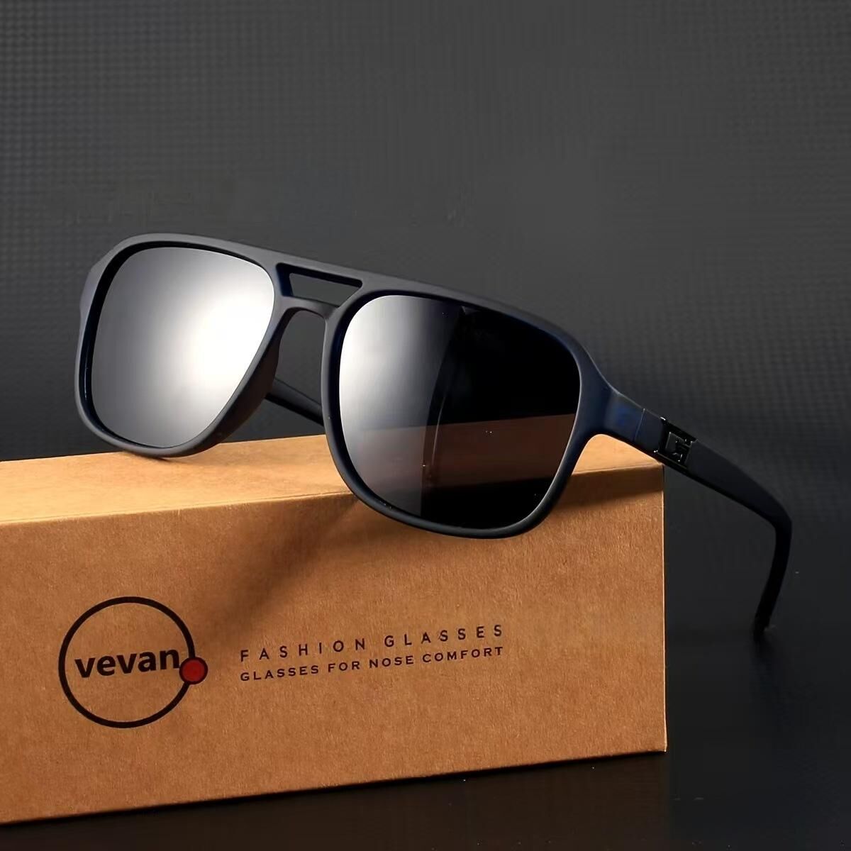 "Retro trend" classic box sunglasses-modified face, with no pressure, out of the street focus! — image 4