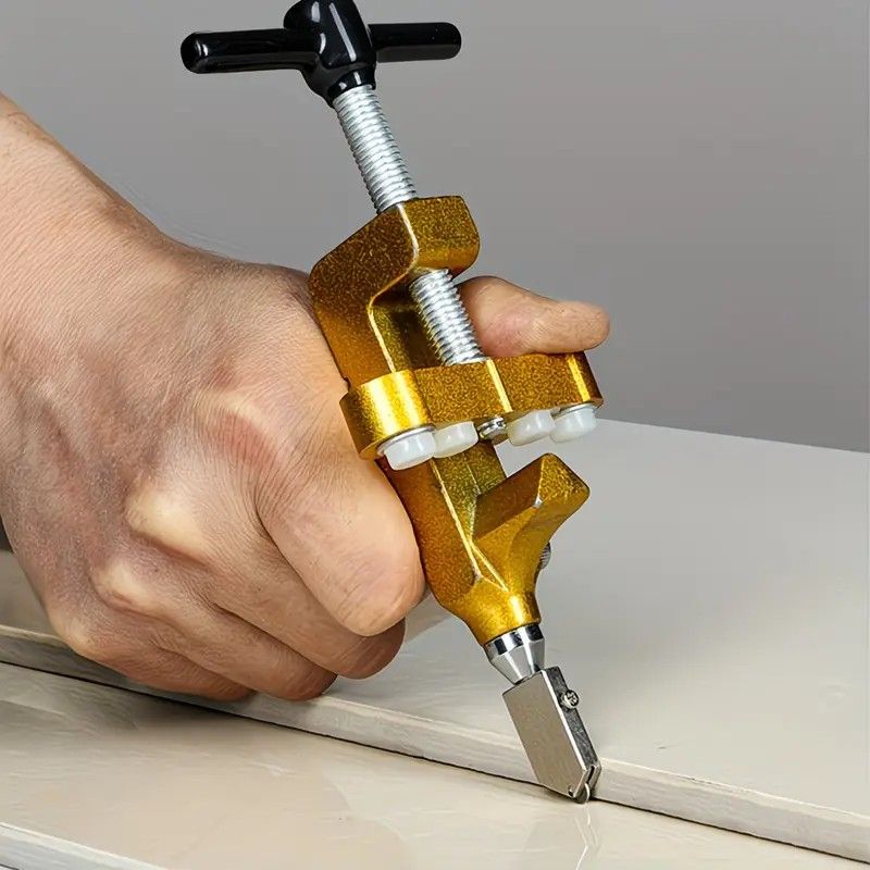 Tile and Glass Cutter, Precision Cutting with Alloy Blade, Sturdy and Durable for Time and Effort Savings, Suitable for Multiple Scenarios, Essential Tool for — image 2