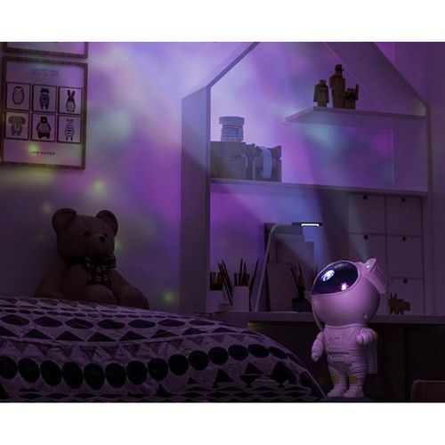 Astronaut Night Light with Remote Control Star Projector Galaxy Light, White — image 6