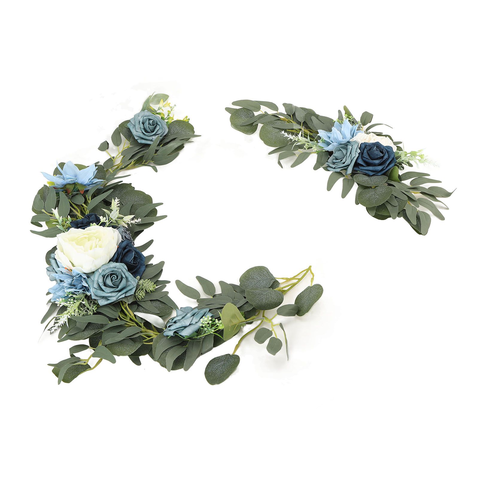 Faux Flower Swag Set Artificial Flower Arch Decor Wedding Welcome Reception Ceremony Signs Decorations 18058-HL โ image 3