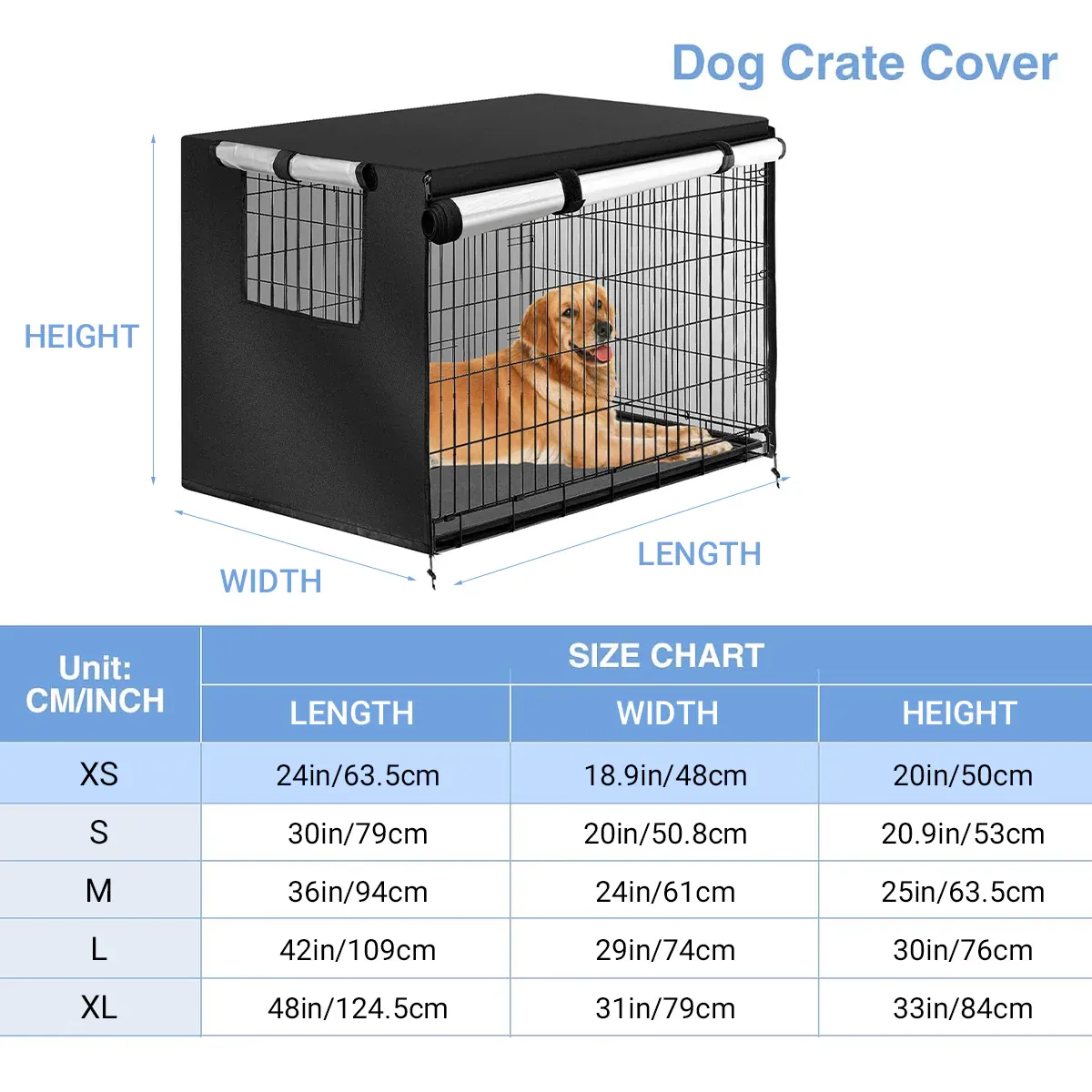 Oxford Cloth Pet Cover Outdoor Garden Yard Dog Dust Protector Waterproof Shield - S — image 3