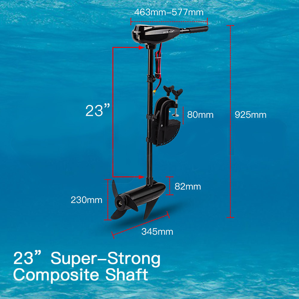 Striker 45 LBS Electric Trolling Motor Inflatable Boat Outboard Engine Fishing Marine โ image 5