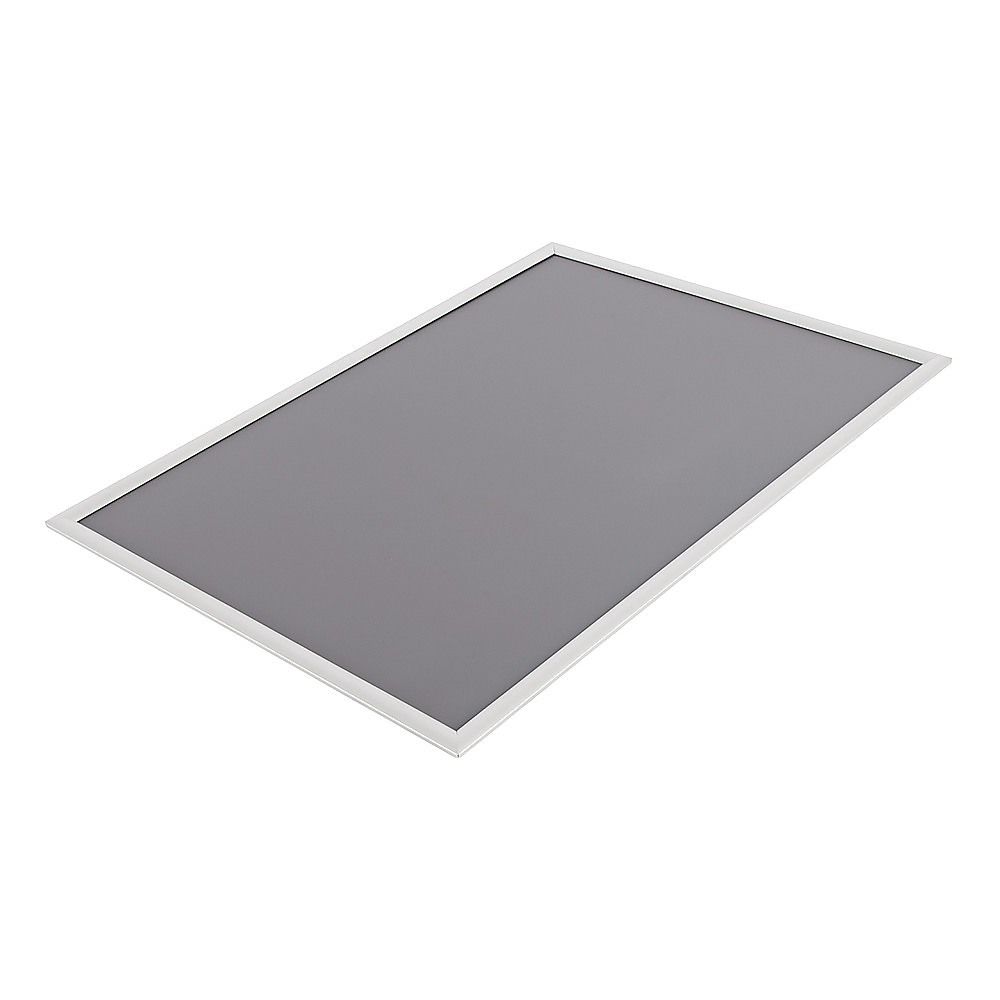 A0 2pc Aluminium Snap Poster Frame Wall Mount Sign Holder Silver — image 2