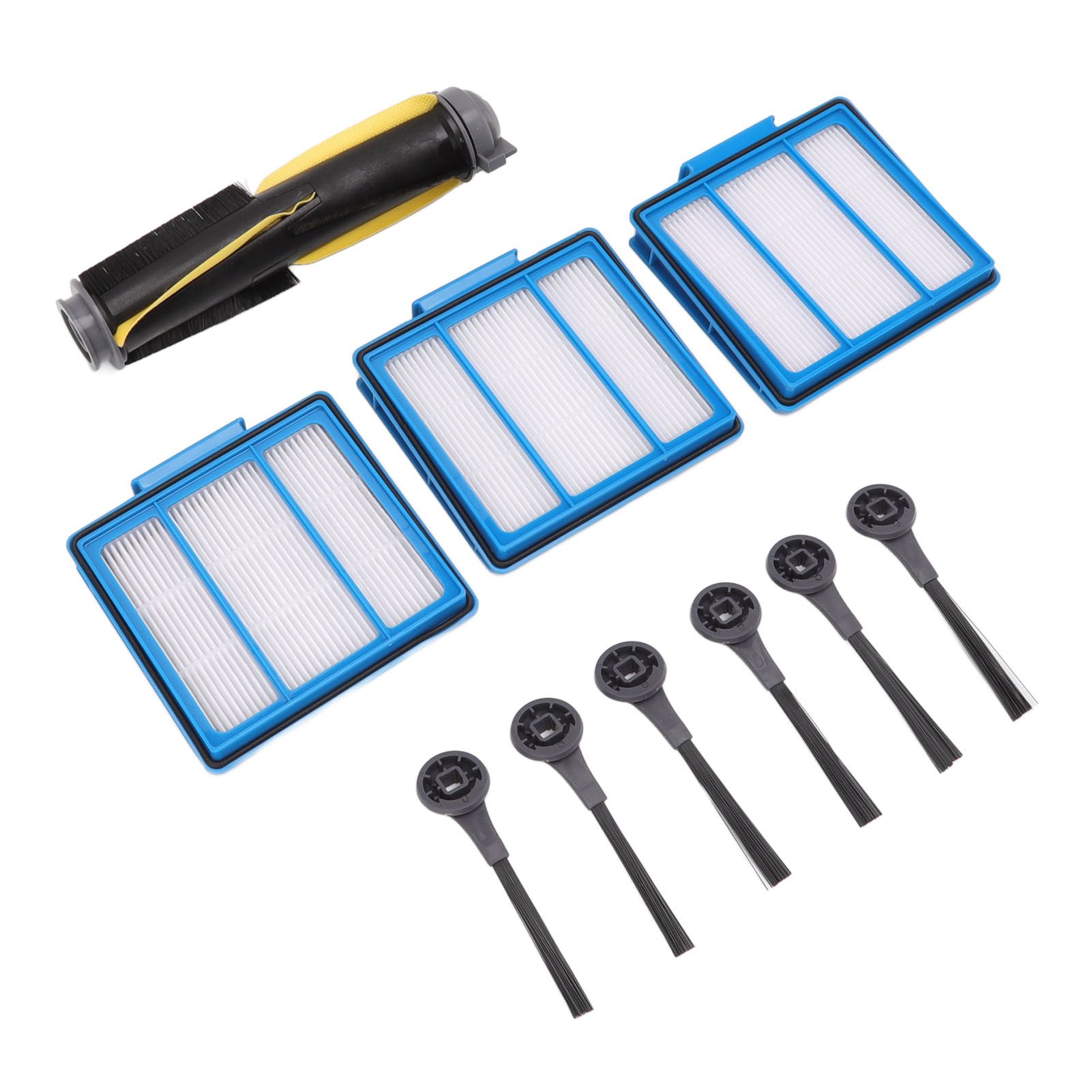 Sweeper Brush Filter Set ABS Housing High Efficiency Particulate Air Filter with 6PCS Side Brush for Shark IQ RV101 โ image 2