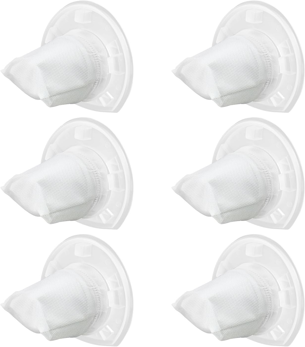 6 Pack VF110 Vacuum Filter Replacement Compatible with Black & Decker CHV1410L CHV961 DV7210F Handheld Vacuum, Washable Reusable Dust Filter